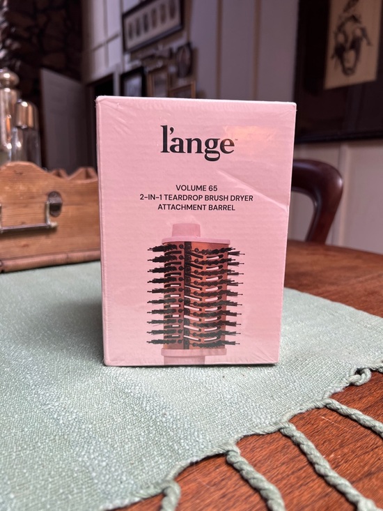 Lange Other - NWT L'ange Pink 2-in-1 Teardrop Brush Dryer Attachment Barrel